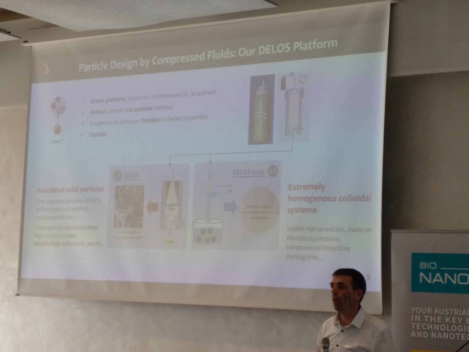 The project was present in Austria for the Rare Diseases day 2019. The presentation of the Smart4Fabry Project and the technology DELOS-SUSP was presented by Johanna and Santi Sala (respectively) in the frame of the "First Austrian Microfluidics Initiative Symposium" hold the 28th February in Viena. In this Symposium organized by TUWien, TUGraz, Univ. Salzburg and BioNanoNet, a specific session with title "Rare Disease Day 2019" was scheduled. In this session three presentations were hold: Smart4Fabry project, Nanomol Technologies and its DELOS Susp technology and the H2020-MSCA-RISE-2017 "CISTEM" project